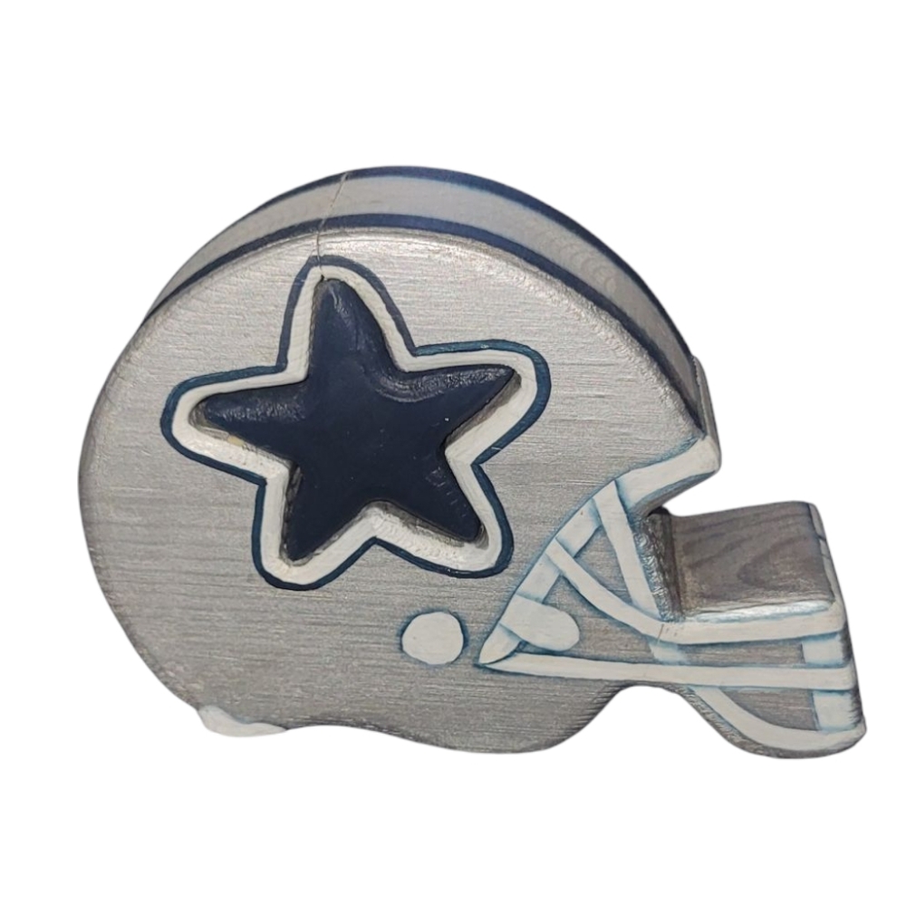 Dallas Cowboys wooden decoration 4" X 5"